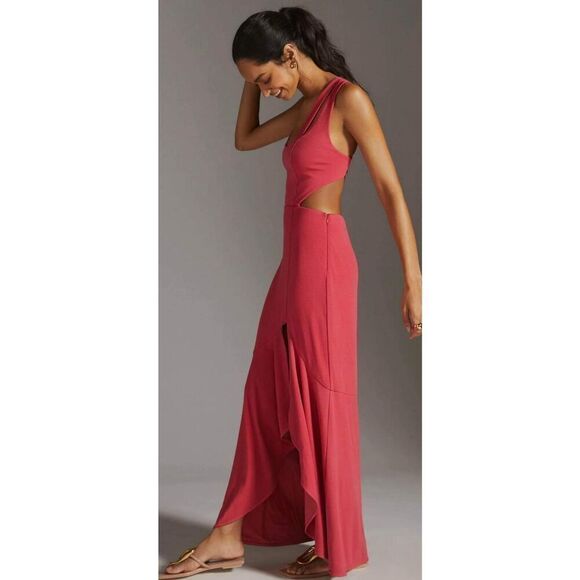 Anthropologie x Maeve Open-Back Knit Maxi Dress Size M - Picture 5 of 12